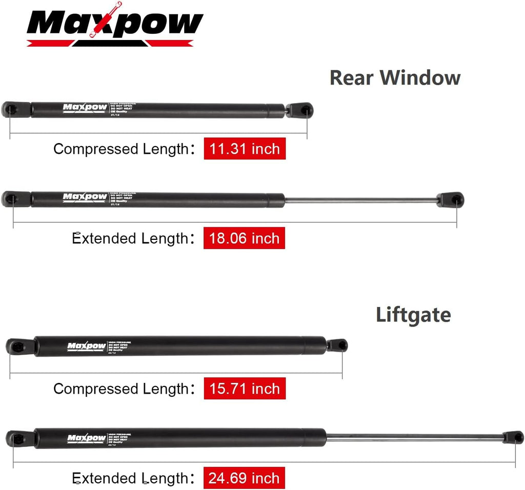 Glass Lift Supports Struts Pack of 2 F49235