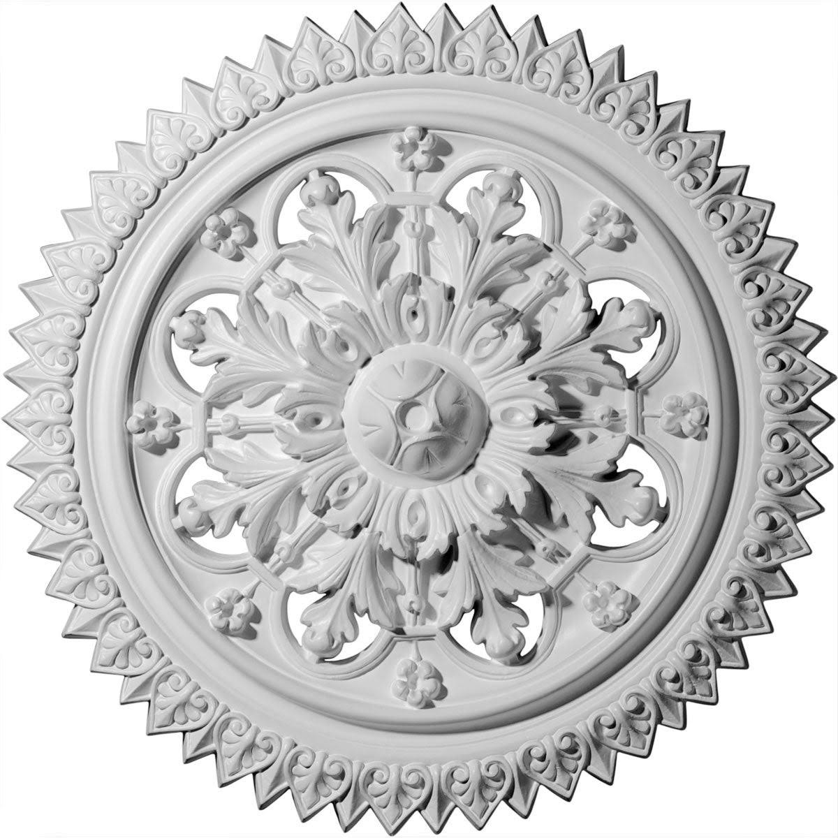 21 5/8x22OD x 2 1/2x22P Ceiling Medallion (Flash Gold) K6264