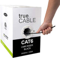 Cat6 Riser Bulk Ethernet Cable, 1000ft, Blue, 23AWG 4 Pair Solid Bare Copper, UTP N842