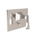 Polished Nickel Tub and Shower Diverter Plate with Lever Handle M814