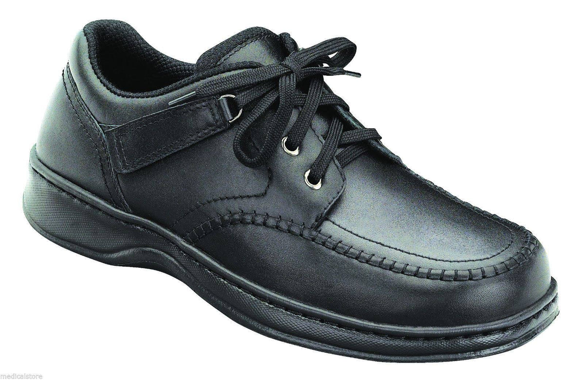 Black Leather Men&s Shoes B8063