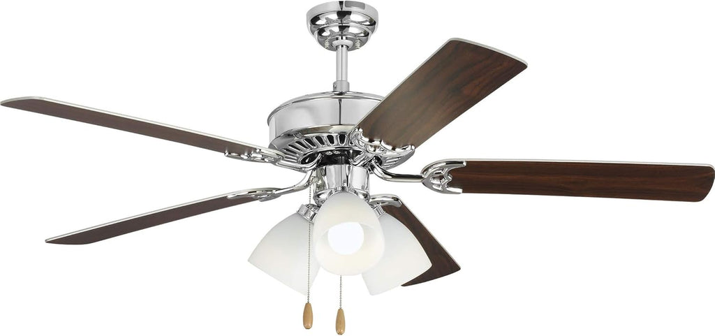 White Outdoor Ceiling Fan with 5 MDF Blades L3831