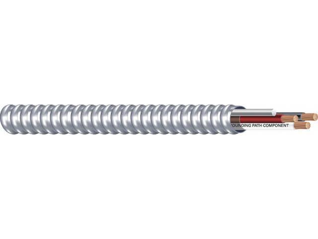 10 AWG 3 Conductor Solid Metal Clad Armored Cable Q471