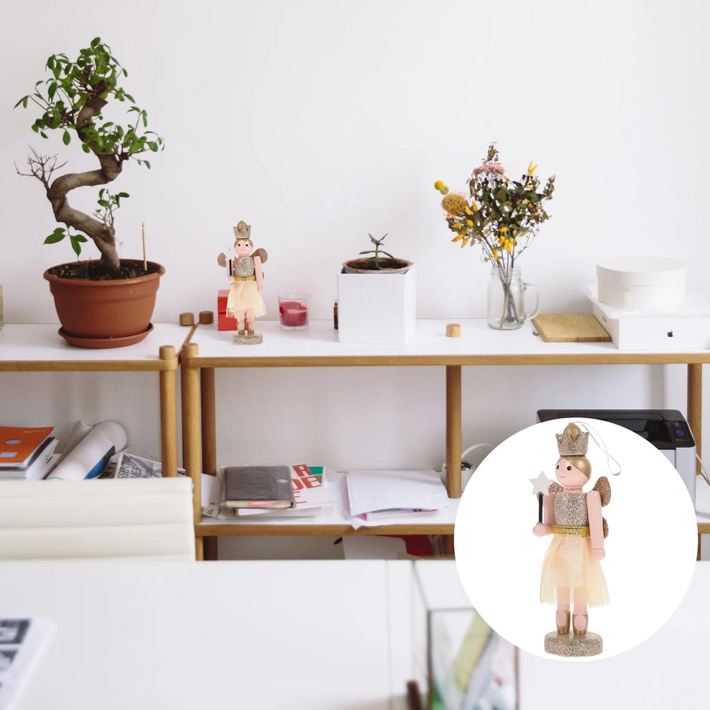 3Pcs Wooden Nutcracker Doll Toys P78458