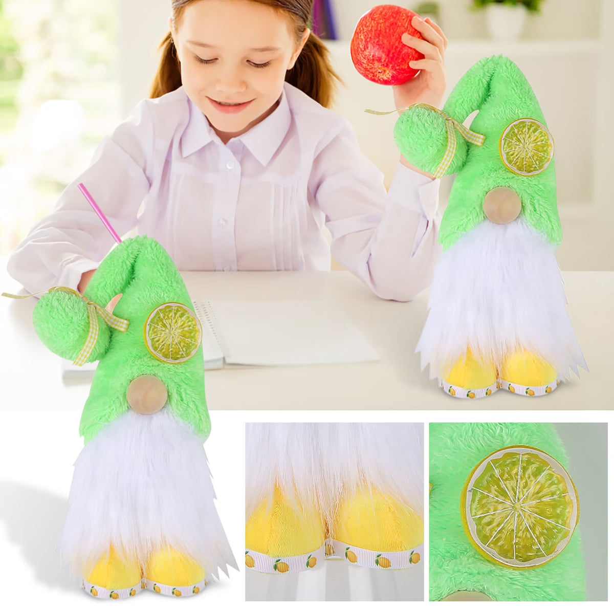 Summer Lemon Plush Dwarf Doll F995491