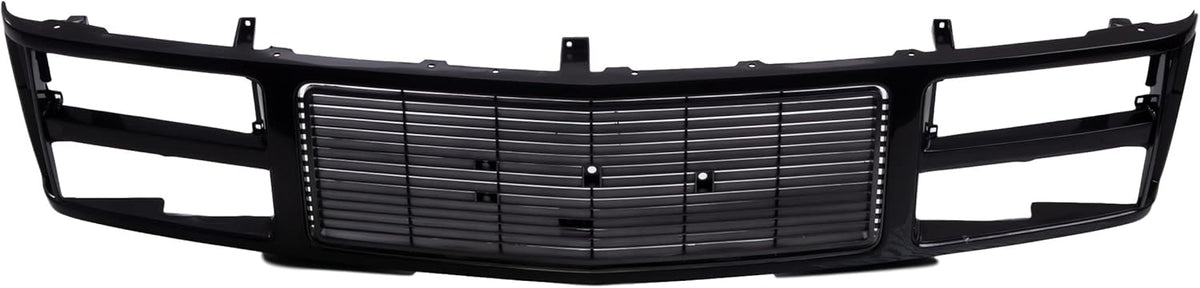 Front Black Grille Assembly Shell Insert for GMC Suburban Yukon Sierra Pickup 1988-1993 T4686