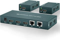 HDMI Extender Splitter 1x2, 165ft (50m) Over CAT5e/CAT6/CAT7, Pack of 2 O4675