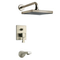 Brushed Nickel Tub and Shower Set M317