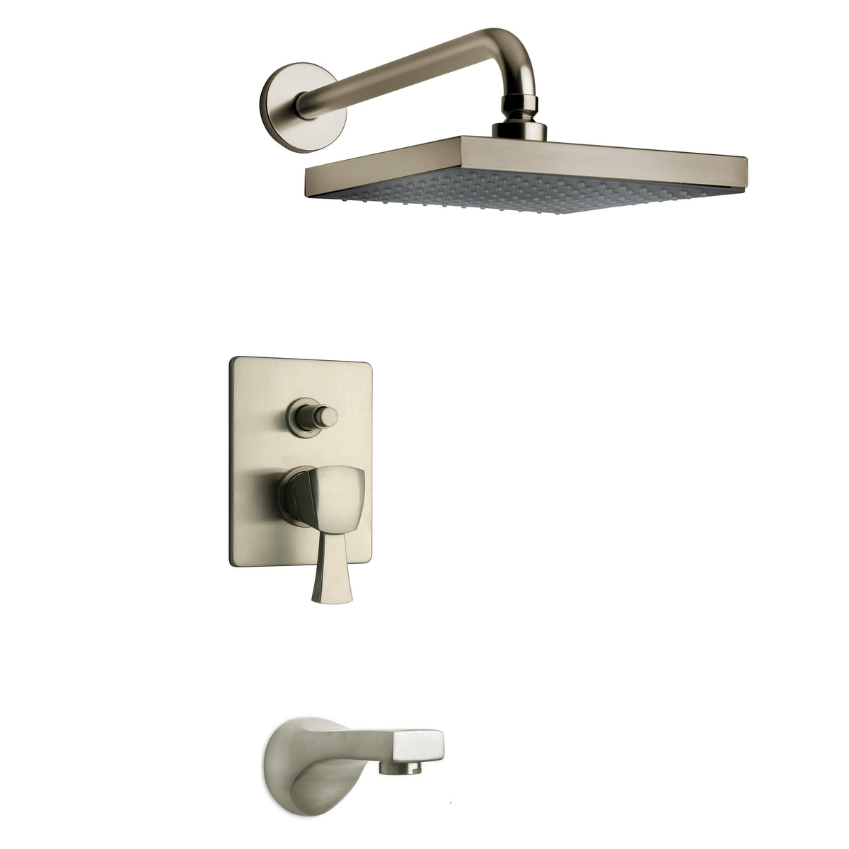 Brushed Nickel Tub and Shower Set M317
