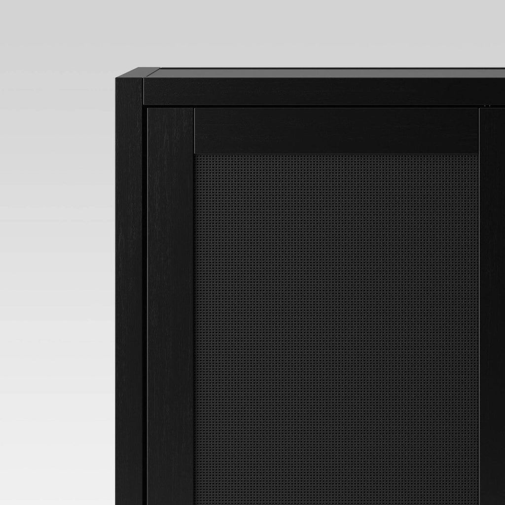 Black Library Cabinet N3140