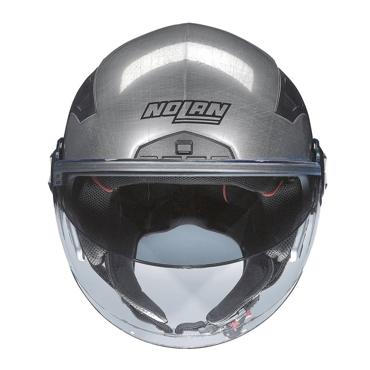 Scratched Chrome Helmet Size L E8933