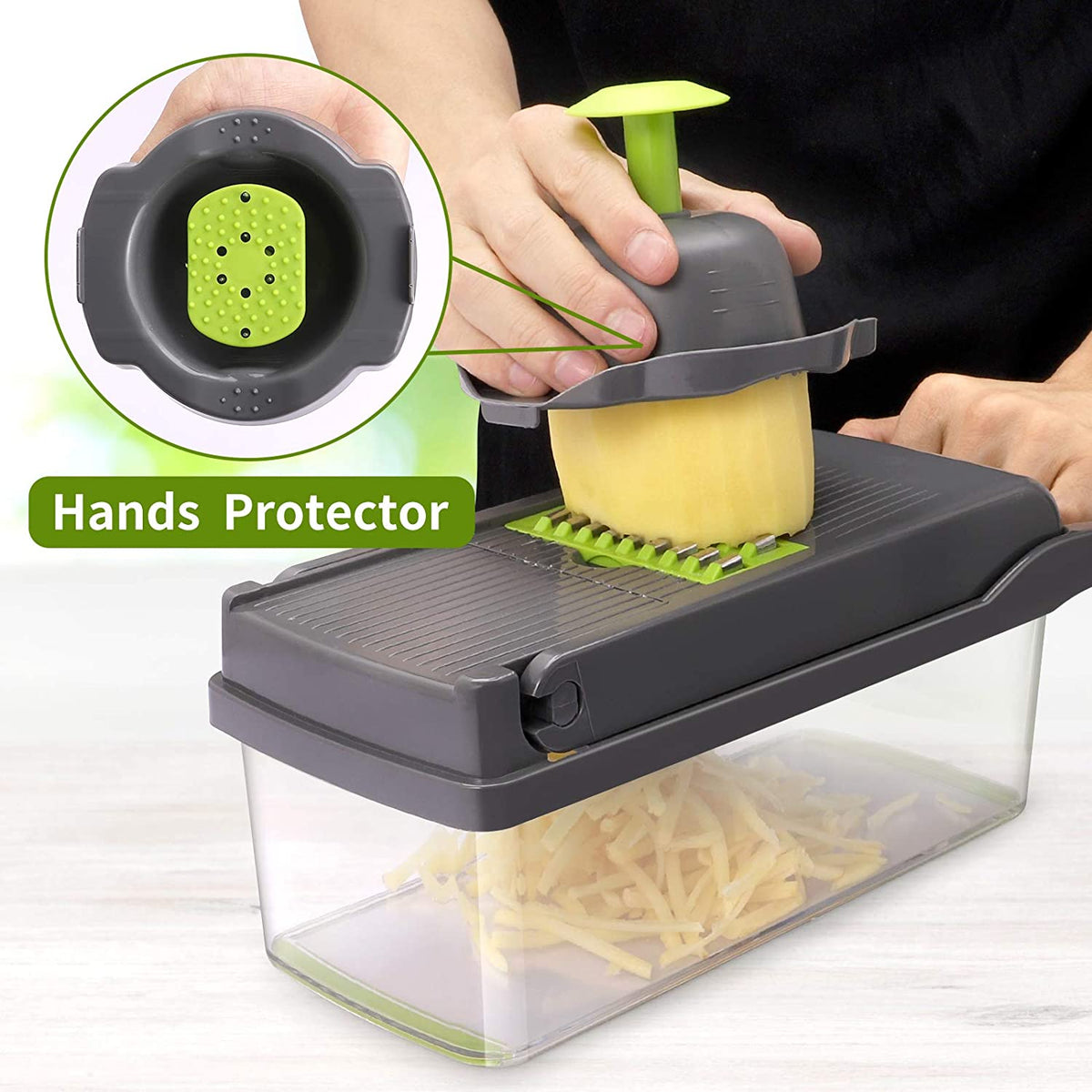 13-in-1 Vegetable & Fruit Chopper with Colander Container E2912