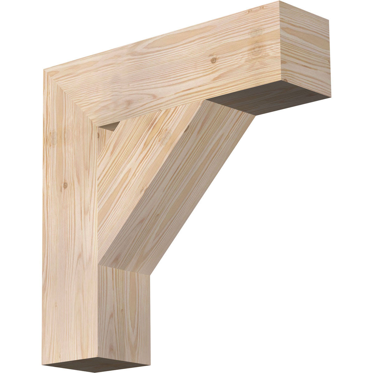 Traditional Block Smooth Bracket, Douglas Fir H4894