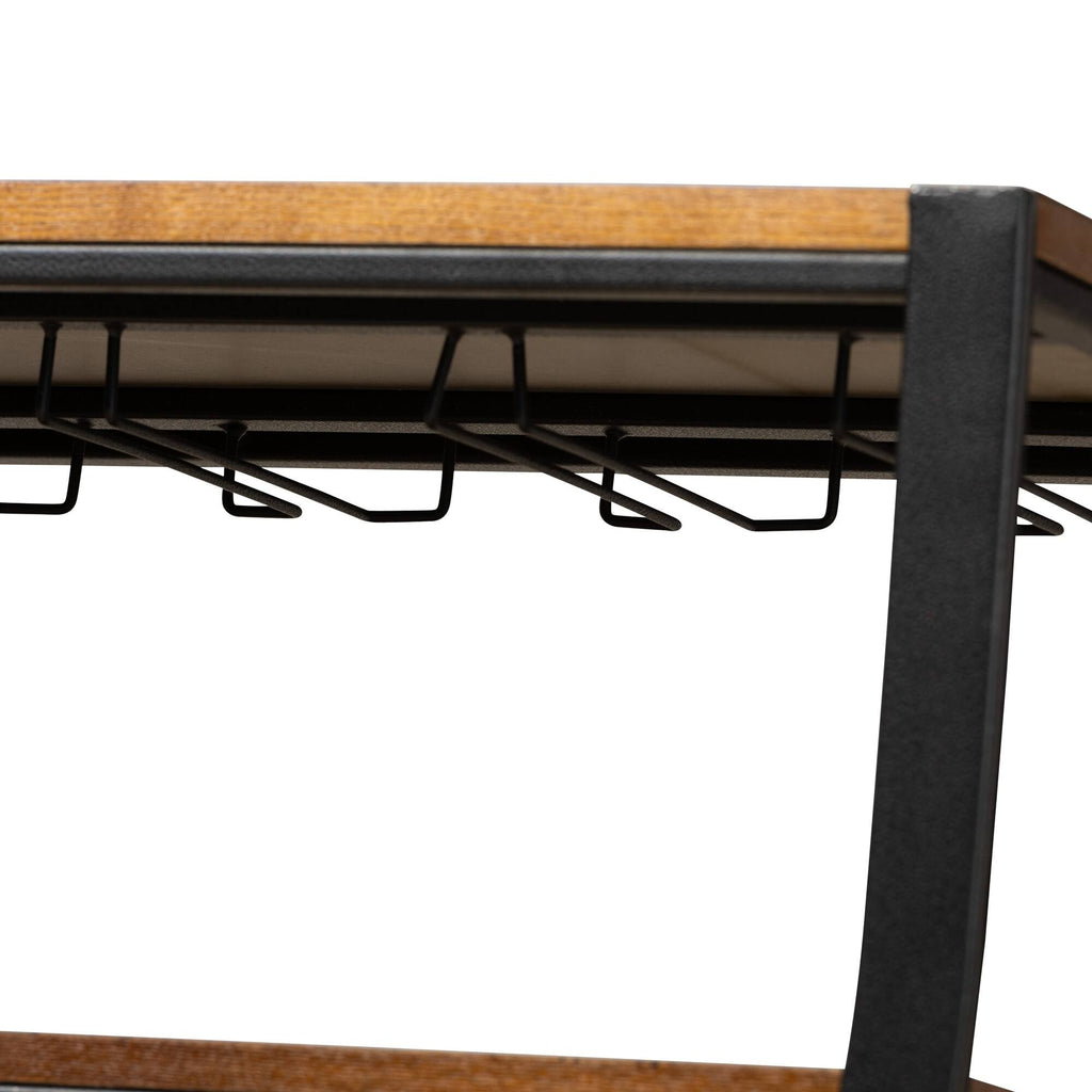 Industrial Dark Brown Cart Q23892