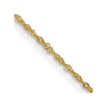 14K Yellow Gold 1 mm 24 in. Singapore Chain Y302