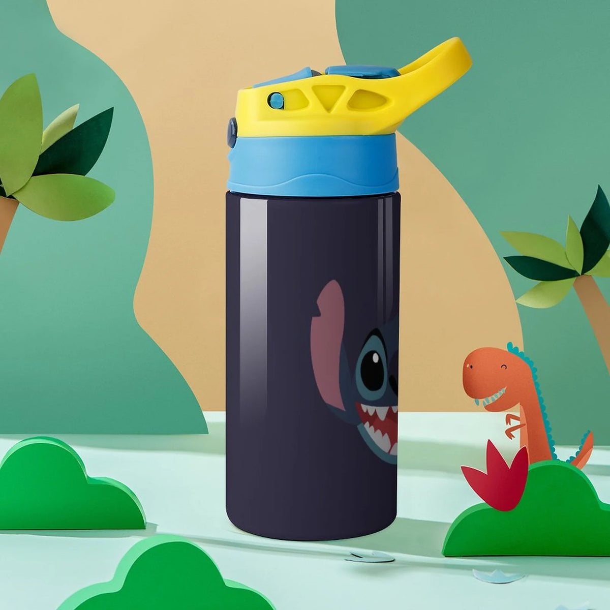 Vacuum Insulated Stainless Steel Water Bottle with Straw H872232