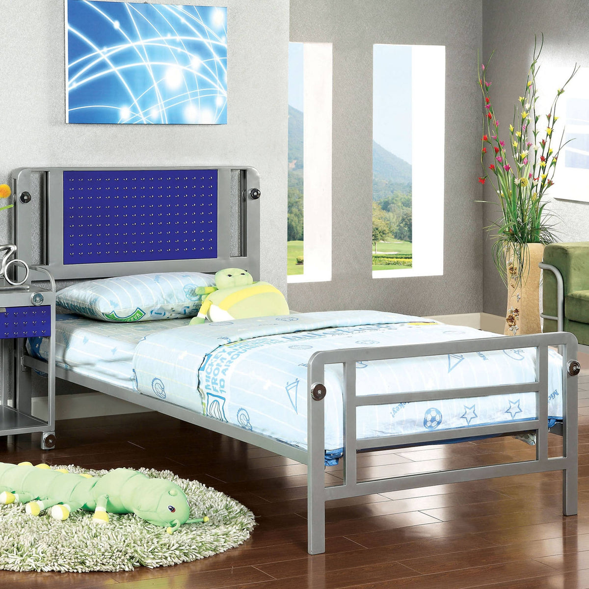 Full Metal Youth Bed S35326