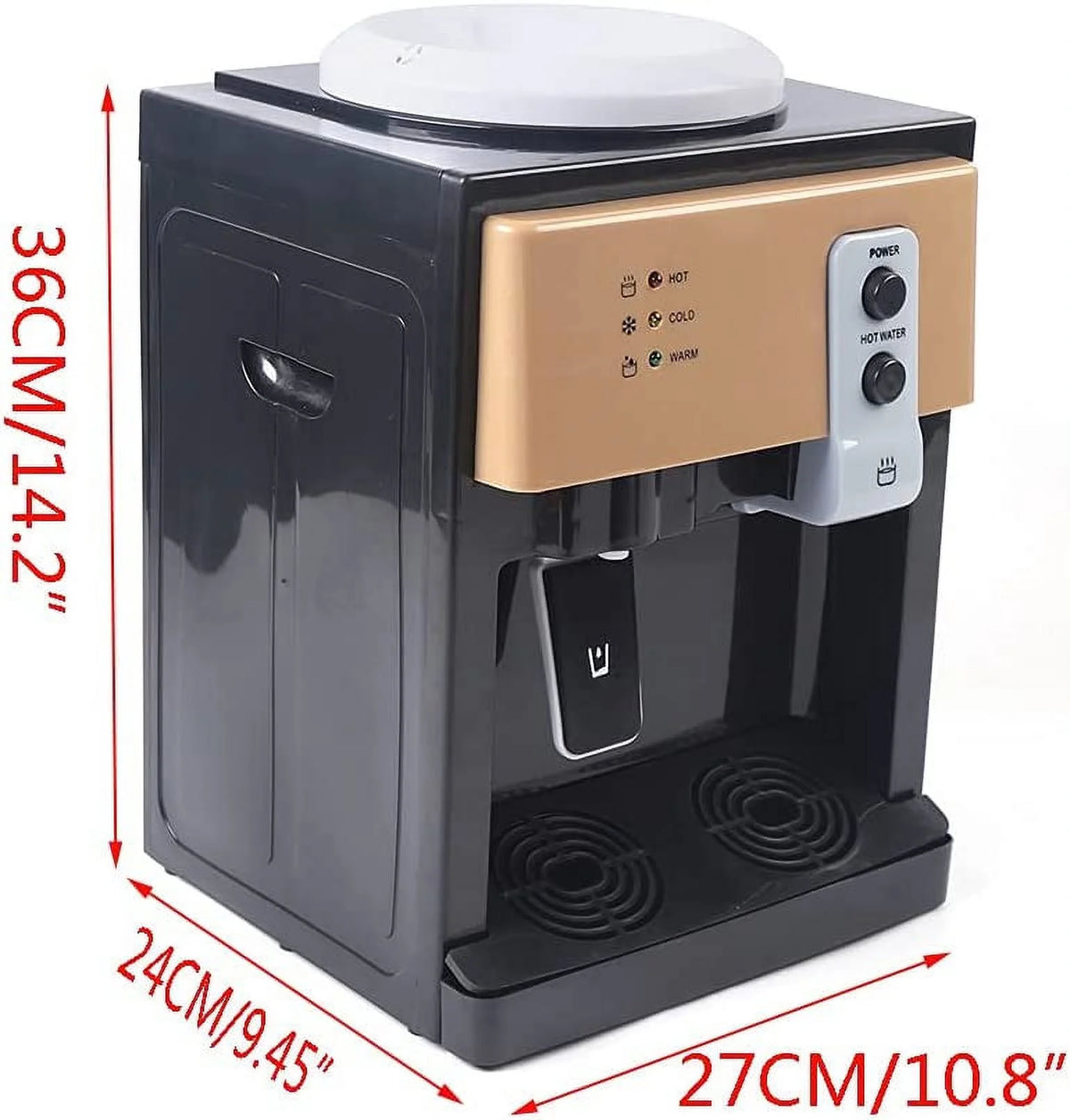 Hot and Cool Water Cooler Electric Water Dispenser Top Loading Freestanding H57110