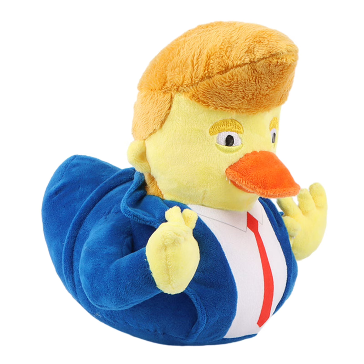 Plush Toy Duck Wearing Suit L387