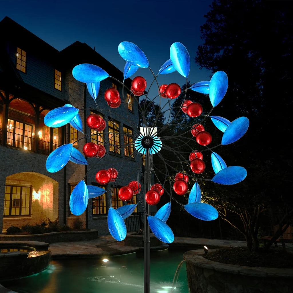 Solar Wind Spinner with LED Light F6011