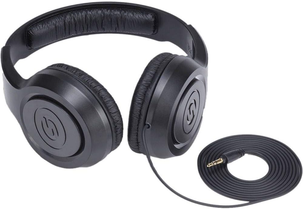USB-C Audio Interface with Over-Ear Stereo Headphones and XLR Mic Cable S65040