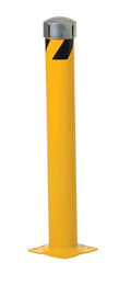 Yellow Steel Pipe Bollard with Slot F9769