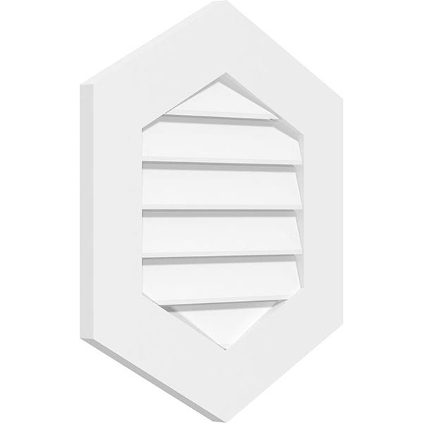 32x22W x 32x22H PVC Gable Vent D209172