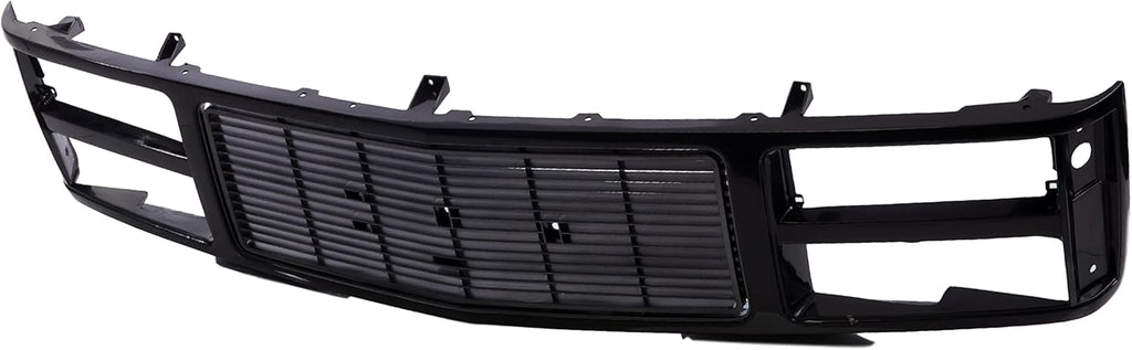 Front Black Grille Assembly Shell Insert for GMC Suburban Yukon Sierra Pickup 1988-1993 T4686