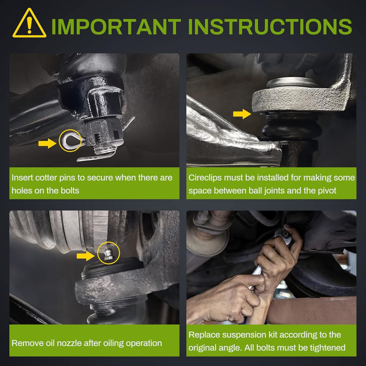 Front Upper Control Arm Kit P4982