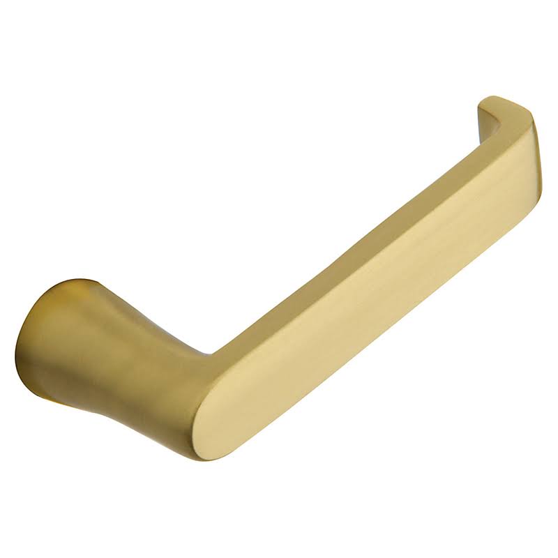Satin Brass and Black Pair of Levers A210