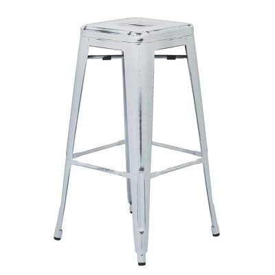 Antique White Bar Stool Y5462