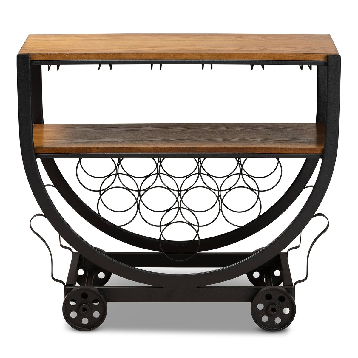 Industrial Dark Brown Cart Q23892
