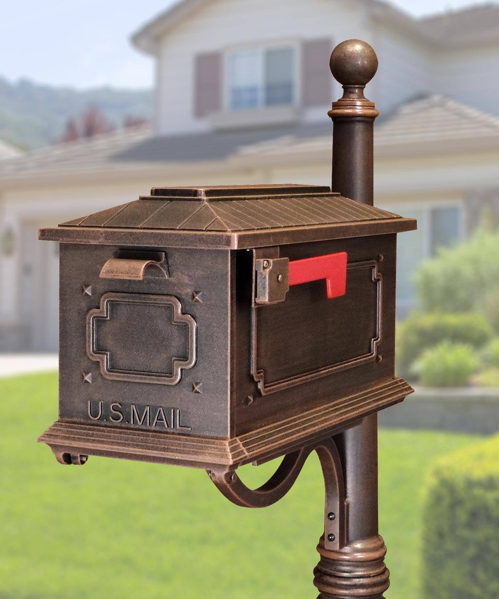 Copper Curbside Mailbox Q9228