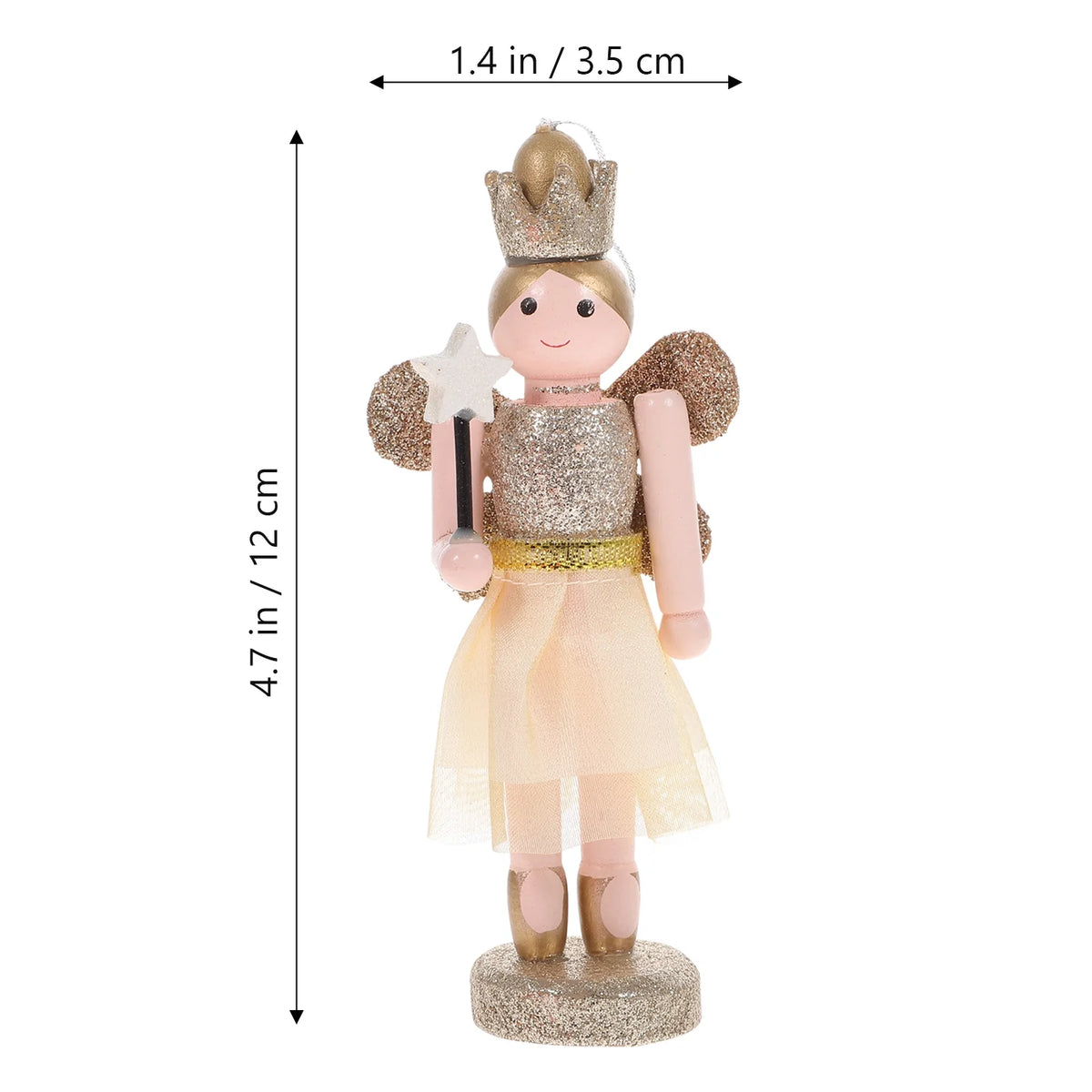 3Pcs Wooden Nutcracker Doll Toys P78458