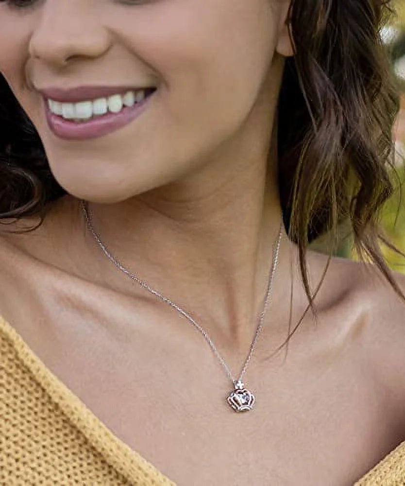 Wife Crown Pendant Necklace M4848