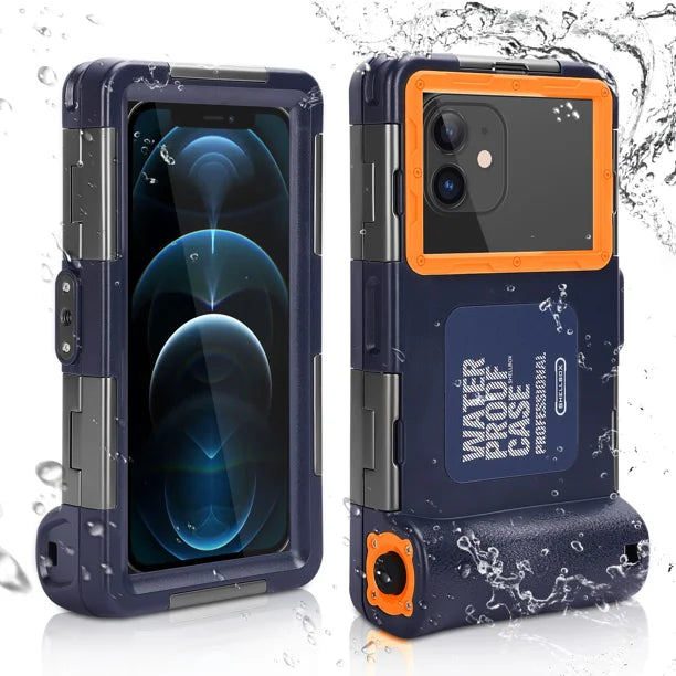 Waterproof Protective Case for Phones Up to 6.9 Inch with Lanyard S39310
