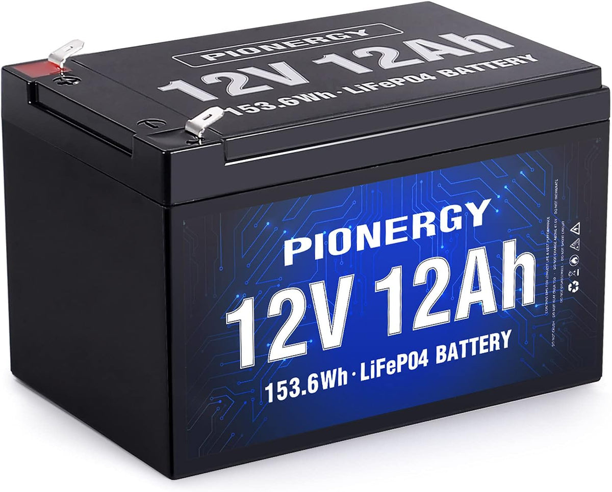 12V 12Ah LiFePO4 Battery Pack of 2 C397003