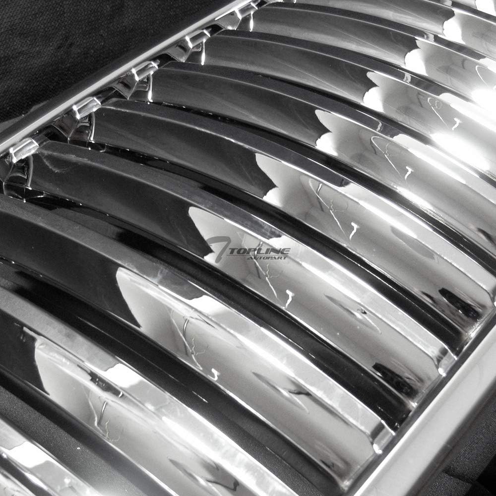 Chrome Front Hood Bumper Grill Grille ABS For Chevy Silverado Tahoe Suburban R5664