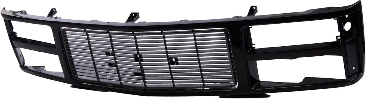 Front Black Grille Assembly Shell Insert for GMC Suburban Yukon Sierra Pickup 1988-1993 T4686
