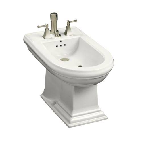 White Vertical Spray Bidet L933