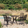5 Piece Bistro Set Cast Aluminum Bronze A803744
