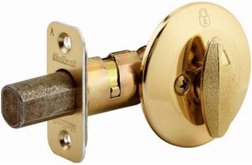 Polished Brass Single-Sided Deadbolt G383