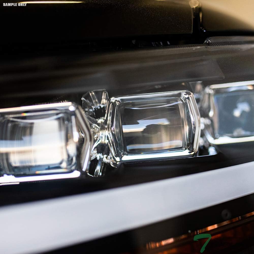 Black Housing Full LED Sequential Quad Projector Headlights M38134