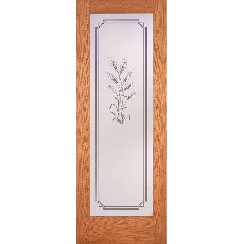 32 in. x 80 in. Unfinished Oak Interior Door Slab N301413