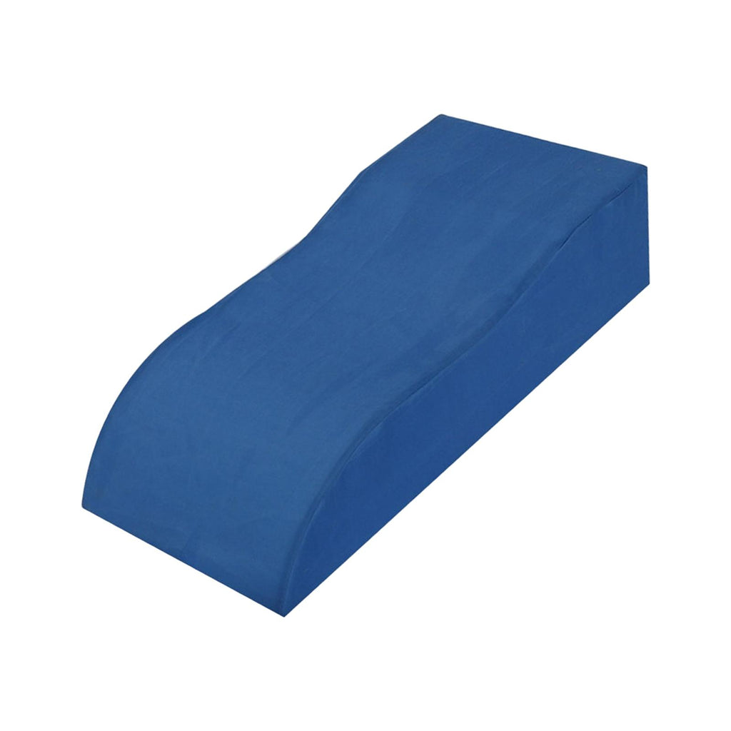 Blue Linen Curved Camping Pillow Y852