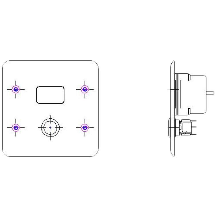 Chrome Electronics Flush Valve Trim J564