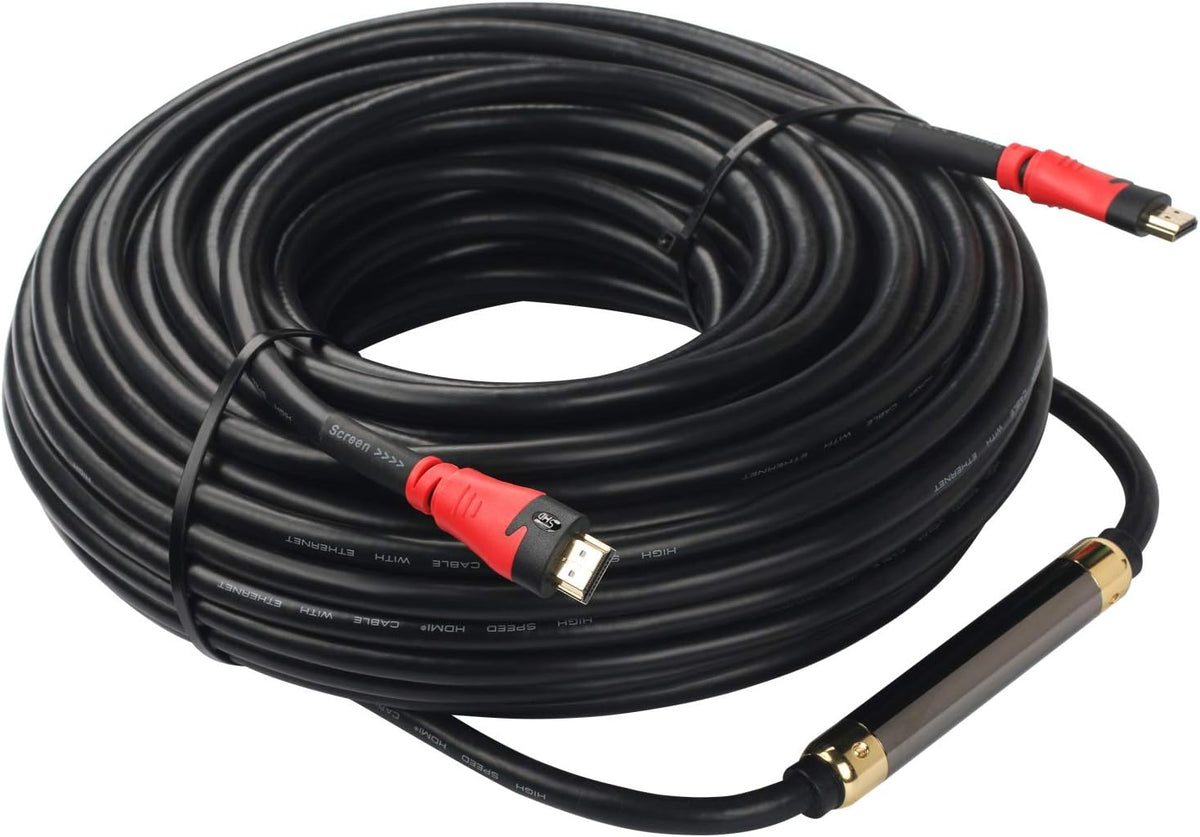 75 Feet HDMI Cable with Signal Booster, CL3 Rated V957654