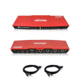 4x1 HDMI KVM Switch with 2 Pcs 5ft KVM Cables M2628