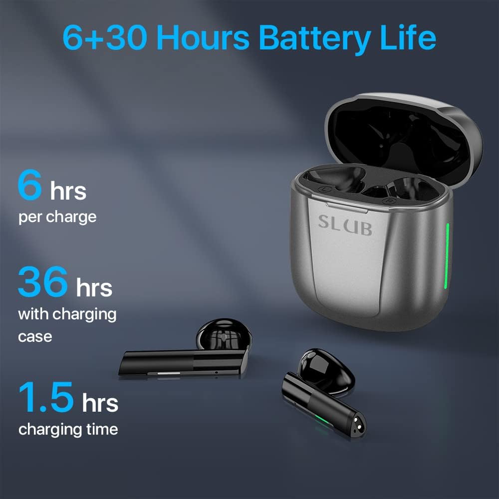 Wireless Earbuds with Noise Cancellation and Built-in Microphone O314