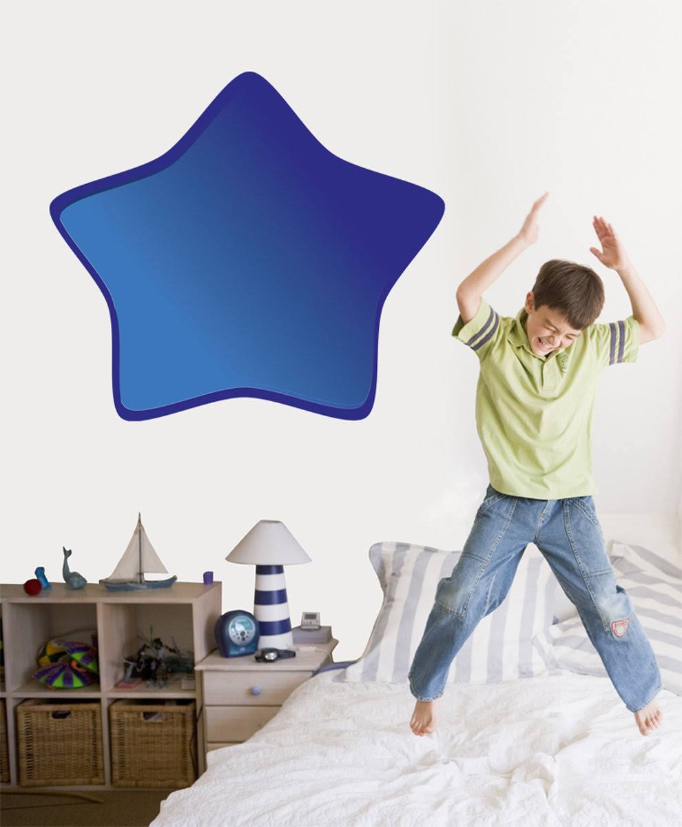 Red Soft Star Cutout Wall Decal F968275